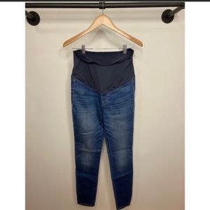 Madewell over the belly maternity skinny jeans